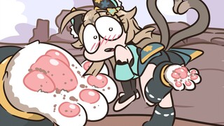 Tôi không phải là người cuồng Furry, nhưng... | Hoạt hình nhân vật Keqing trong Genshin Impact