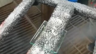 So glass can actually be turned into a mirror directly