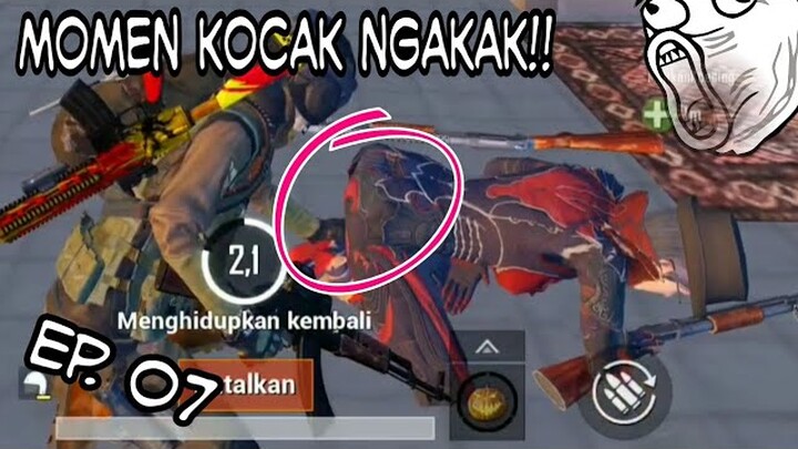 KUMPULAN MOMEN LUCU PALING SIAL, TIK-TOK, BUG, KONYOL, NGAKAK, TOXIC! Ep.7 - PUBG MOBILE INDO