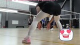 High school students' volleyball routine