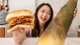 Tự Làm Hamburger Gà Nướng Măng Chua Của McDonald's
