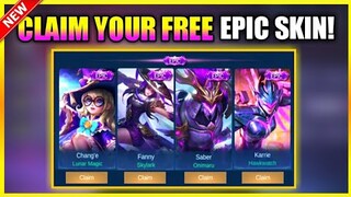 CLAIM AND GET YOUR FREE EPIC SKIN IN NEW EVENT 2021!! || MOBILE LEGENDS BANG BANG