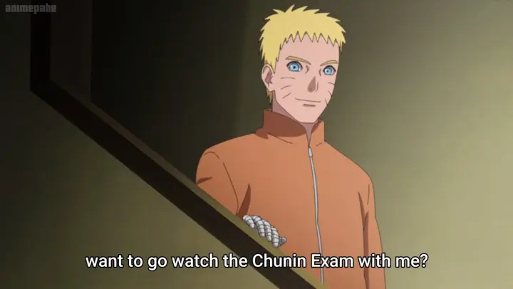 Naruto Tries To Convince Kawaki To Go With Him To The Chunin Exam