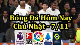 Lịch Thi Đấu Bóng Đá Hôm Nay 7/11 - Các Trận Tiếp Theo Ngoại Hạng Anh & Châu Âu - Thông Tin Trận Đấu