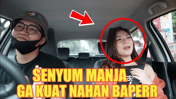 PRANK TAXI ONLINE!! KIRAIN JUTEK TERNYATA DIA SENYUM MANJA BORRR