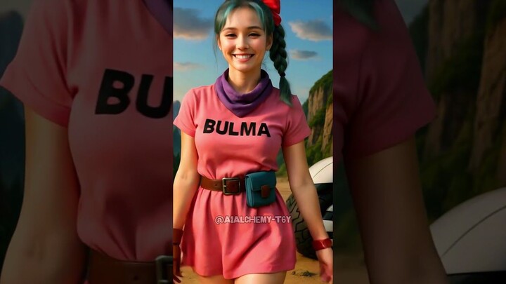 Dragon Ball Girls in REAL LIFE! #livingcartoon #dragonballz #dbz