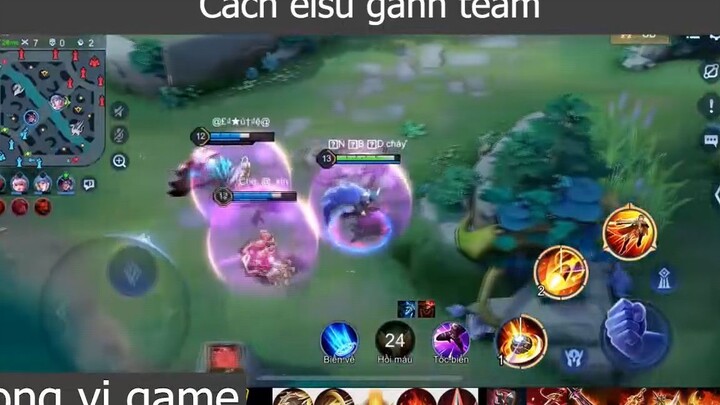 Cách elsu gánh team p4 #songvigame