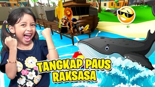 LEIKA TANGKAP PAUS PURBA RAKSASA 😱😨FISHING SIMULATOR ROBLOX [ROBLOX INDONESIA]