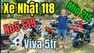 Xả kho! Xe Nhật 1t8 Mio 2t5 Viva siêu đẹp 5tr No5 6t9 AB 6t5 bao quay đầu 3 ngày ở Tiến Đạt Sài Gòn