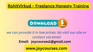 RohitVirkud – Freelance Honesty Training