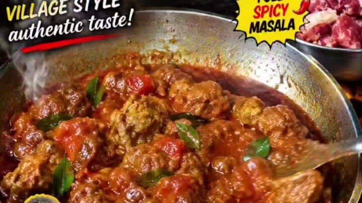 🔥 South Indian Village Style Mutton Tomato Curry Recipe! 🤤 India food #food