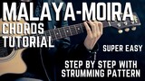 MALAYA by Moira Dela Torre Acoustic Guitar Chords Tutorial + Lesson for Beginners / Experts