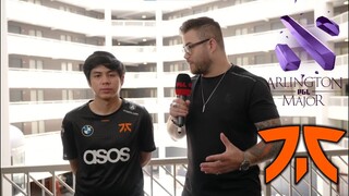 FNATIC.DJ INTERVIEW (FOR HAVING 3 STAND-IN) ARLINGTON MAJOR