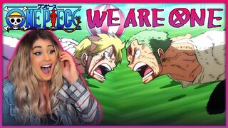 ZORO AND SANJI NEW ANIMATION LOOKS AMAZING!! ONE PIECE Celebration! WE ARE ONE REACTION + REVIEW!