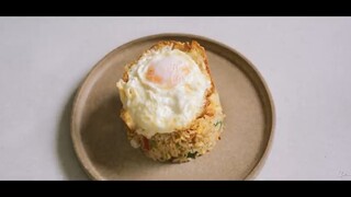Cách Làm Cơm Chiên Cua  Trứng Chiên Lòng Đào Hấp Dẫn #food