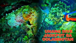 ep237.UNANG DIVE PALANG JACKPOT NA SA COLAMBOTAN. night spearfishing Philippines.