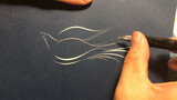 [Gaya Hidup] [Menggambar] Burung Kaligrafi Flourishing Penmanship