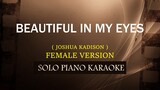 BEAUTIFUL IN MY EYES ( FEMALE VERSION ) ( JOSHUA KADISON ) COVER_CY
