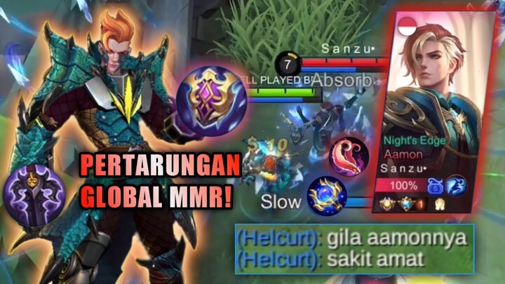 NGERI! MELAWAN TOP 1 SUPREME AAMON! PARAH DAMAGENYA! ATHENA AJA TEMBUS! | TOP GLOBAL CLAUDE - MLBB