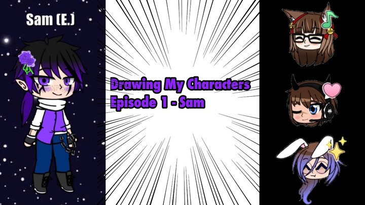 Drawing my characters Ep 1 - Sam/Enderman ✍️