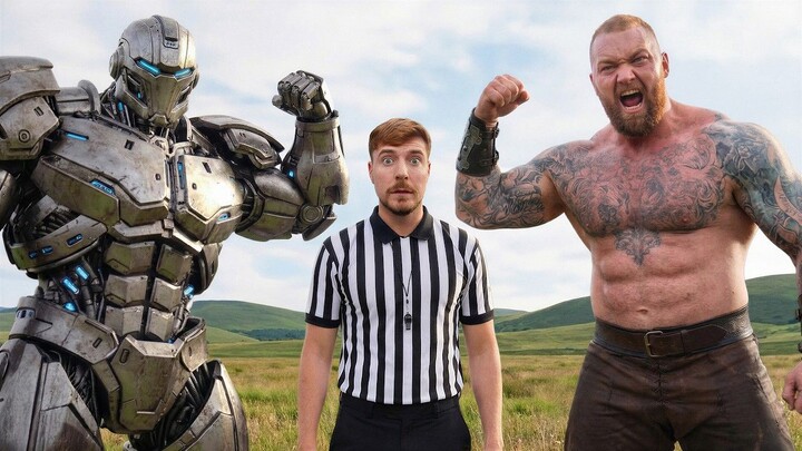 World's Strongest Man Vs Robot 🤖💪🔥