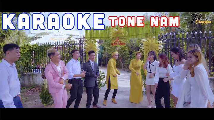 THỜI TỚI RỒI | BÚP ft. LINH PHẠM x CONGHAU | KARAOKE TONE NAM