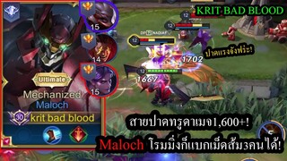 [ROV] แบกเม็ดส้ม3คน! โรมมิ่งก็โหดได้กับMalochสายปาดทรูดาเมจ1,600+! (Solo62ดาว)