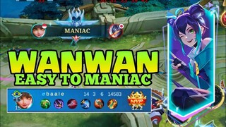 NEW GAMEPLAY AND BUILD WANWAN EASY TO MANIAC - MLBB