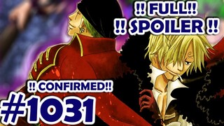 OP Tagalog Ch 1031: Sanji's Unexpected Request To Zoro! | One Piece 1031