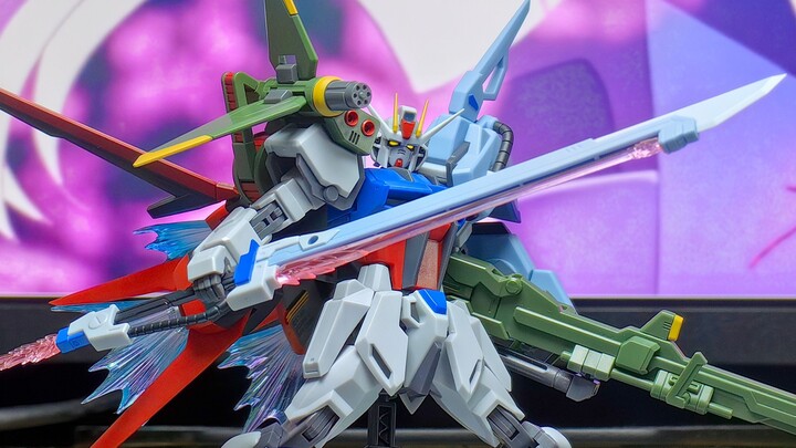 【Kokpit paling kuat dalam sejarah! 】Bandai R Soul Perfect Strike Gundam Robot Soul Anime Gundam Seed