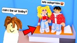 Spying on ROBLOX ODERS as a CUTE BABY in BLOXBURG!