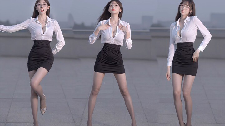 สาวแว่นในชุดเลขาฯ 🥵【LUV】หน้าจอแนวตั้ง