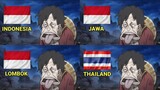 Parody 4 Bahasa || Luffy Minta Restu Kaido 😂
