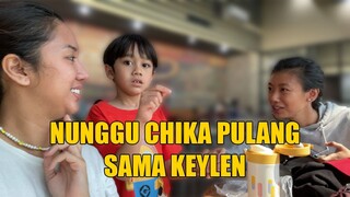 NUNGGUIN CHIKA KERJA, SAMPE YUMI DAN KEYLEN TIDUR DI BANDARA ??