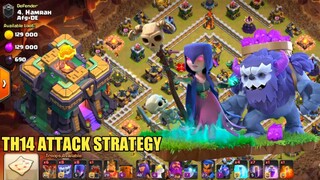 TH14 WAR ATTACK STRATEGY (Clash of Clans)