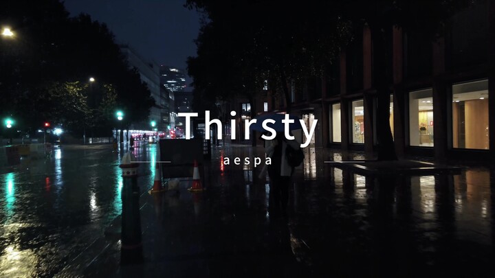 Thirsty الصوت المحيطي | صوت Thirsty يتردد في شوارع ليلة ممطرة~ | ارتدي سماعات الأذن | كلمات باللغتين