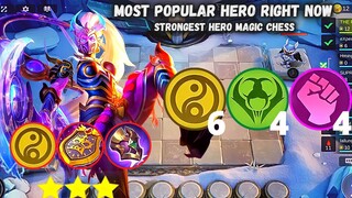 3 STAR HANABI MELT EVERYONE LIKE BUTTER | STRONGEST HERO MLBB MAGIC CHESS BEST SYNERGY COMBO TERKUAT