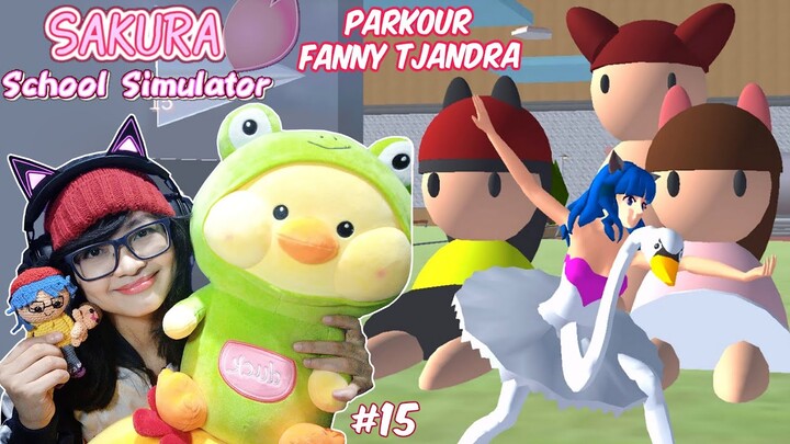 NYOBA PARKOUR @FannyTjandra DI SAKURA SCHOOL SIMULATOR (PART 15)