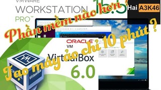 VM WAVE VÀ VIRTUAL BOX PHẦM MỀM NÀO ỔN ĐỊNH HƠN ? | VPS TẠO MÁY ẢO BẰNG VM WAVE CHỈ 10P | HAIA3K46