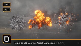 Realistic 6D lighting Aerial Explosions Pack - Showcase