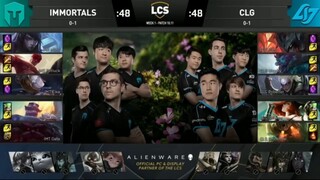 Immortals vs Counter Logic Gaming Highlights | LCS Summer 2020 W1D3 | CLG vs IMT