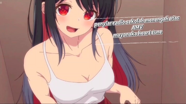 penyiar radio sekolah menengah atas AMV mayonaka heart tune