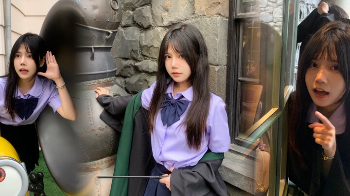We’re not that close, so just call me the “Muggle beauty” then.