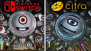 Miitopia Switch - All New Lumos Bosses Comparison (Switch vs. 3DS Emulator)