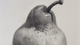 【Sketsa Benda Mati】Cara Menggambar Bintik pada Pir