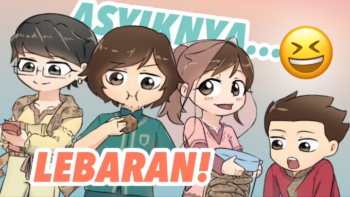 [ Drawing Timelapse ] NGABISIN KUE DAN BERBURU THR!?