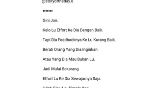 Episode 3 : Story Of The Day / Kata Kata Hari Ini (Story Quotes Indo)