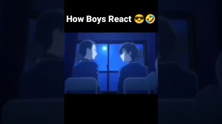 How Girls React To When Their Friends 🤗 Put head on their Should Vs Boys React - Funny Anime Moment🤣