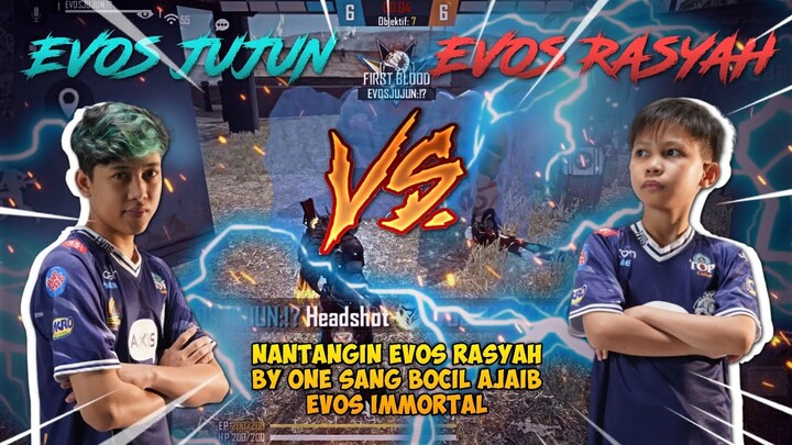 EVOS JUJUN VS EVOS RAASYAH! AUTO KETAR KETIR AKU WKWK!