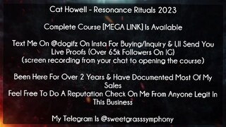 Cat Howell Course Resonance Rituals 2023 download